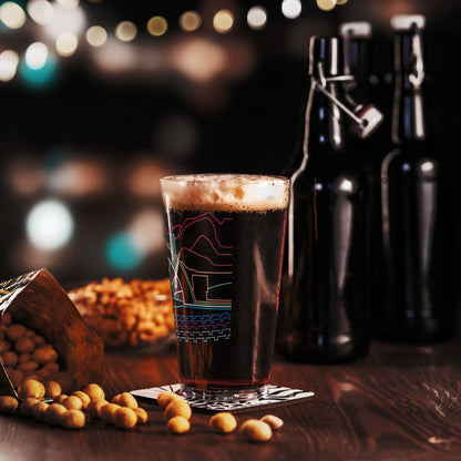 AtSymbolStore H-Bowl Rainbow Pint Glass